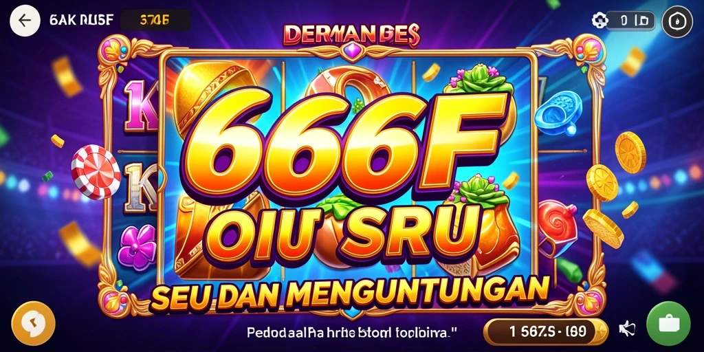 Screenshot permainan 666F menunjukkan tampilan grafis yang menawan.