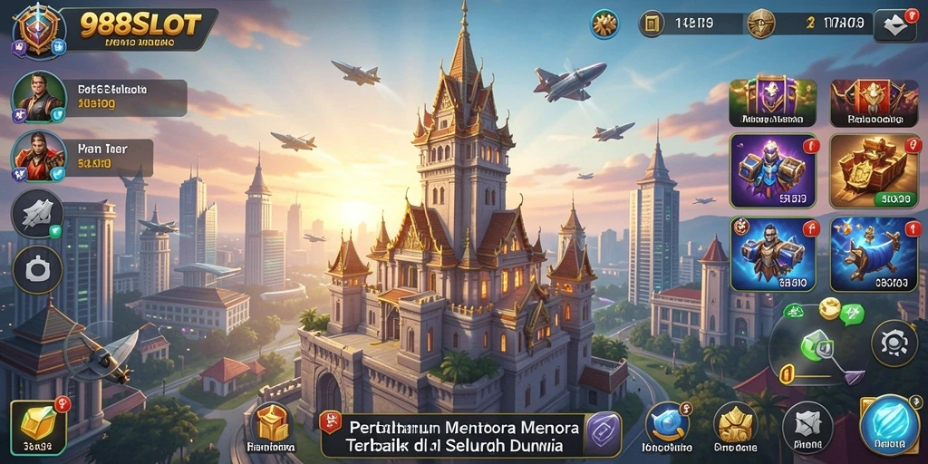 Tampilan gameplay 988SLOT yang menegangkan dan strategis.