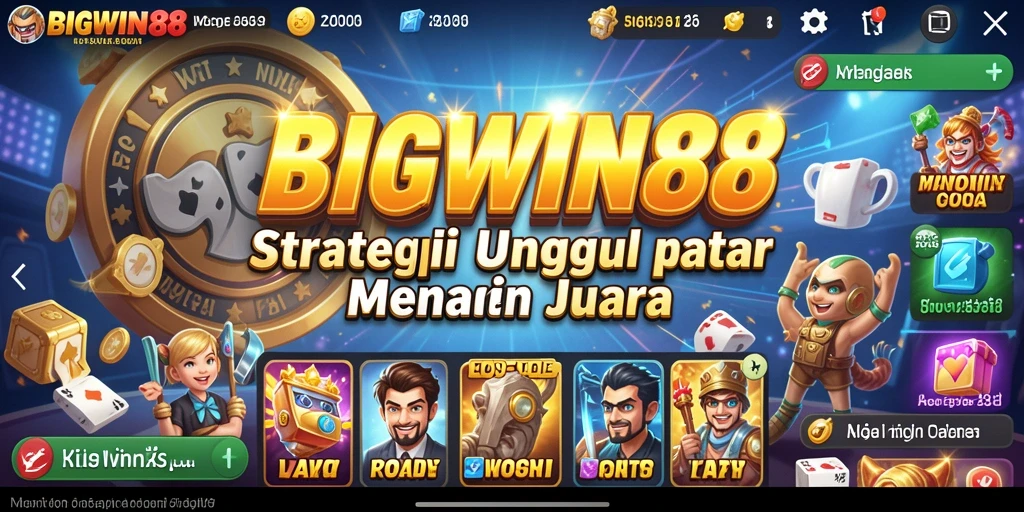 Tangkapan layar BIGWIN88 menampilkan aksi strategi yang mendebarkan.
