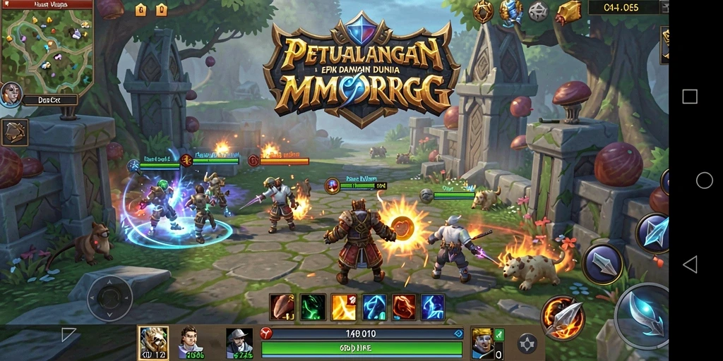 Gameplay menarik di dunia luas D06 yang penuh petualangan.