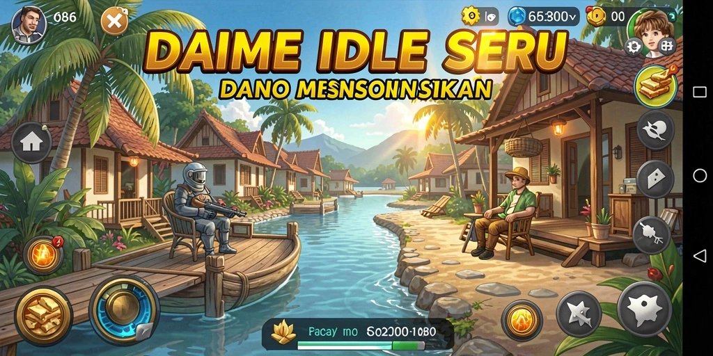 Tampilan gameplay DMD686 yang menawan dan menghibur.