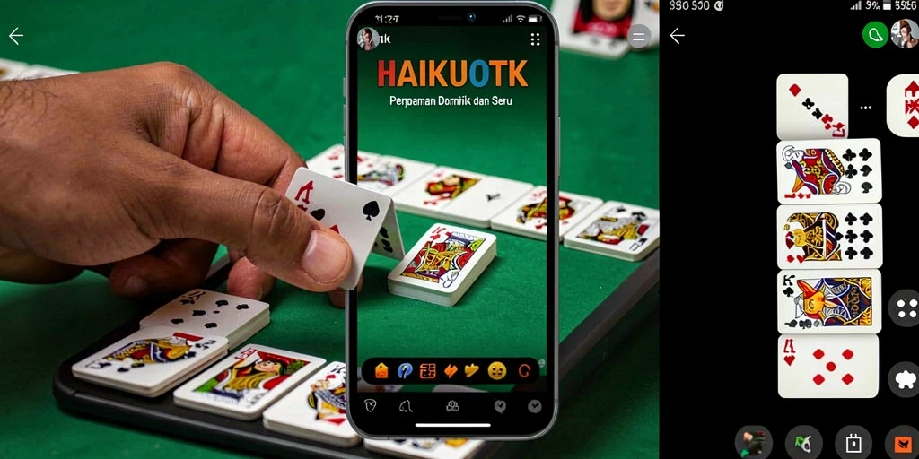 Tampilan gameplay HAIKUOTK yang menarik dalam permainan domino.