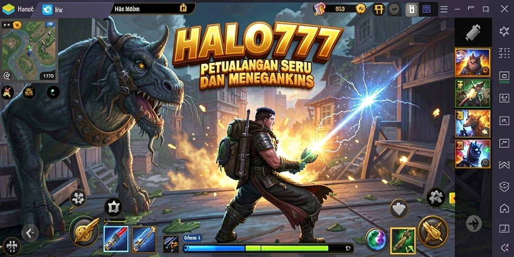 Tangkapan layar HALO777 menampilkan aksi mendebarkan dalam petualangan.