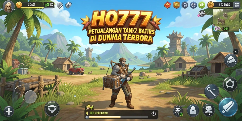Screenshot menampilkan aksi epik dalam petualangan Open World.