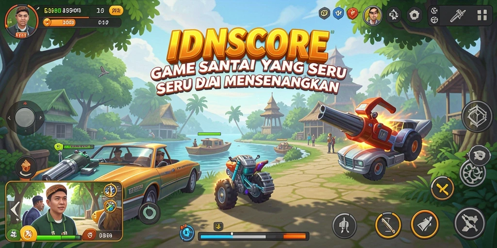 Tampilan gameplay IDNSCORE yang seru dan interaktif.