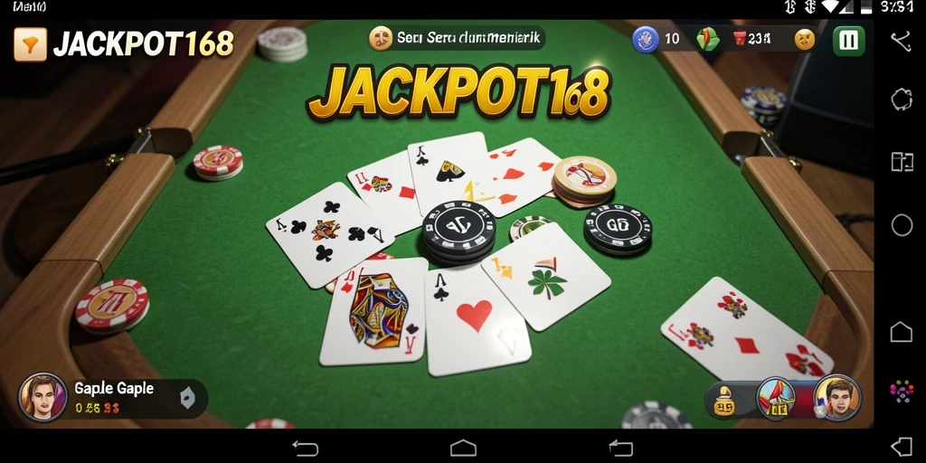 Tampilan gameplay seru dan interaktif dari JACKPOT168.