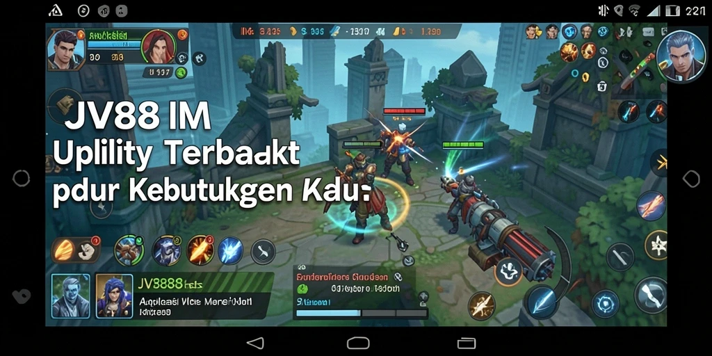 Screenshot utama JV88 menunjukkan antarmuka intuitif aplikasi Utility.