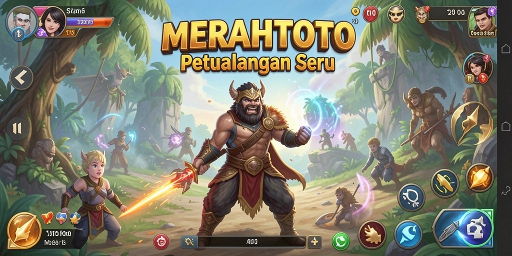 Tampilan gameplay <strong>MERAHTOTO</strong> yang menegangkan dan strategis.