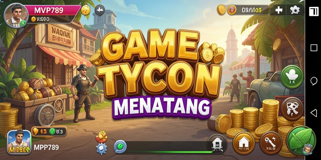 Tampilan gameplay Tycoon yang menarik dan interaktif.