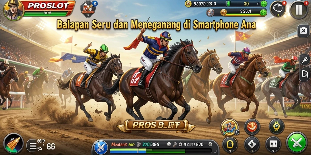 Gameplay Racing yang mendebarkan dan penuh tantangan di PROSLOT.