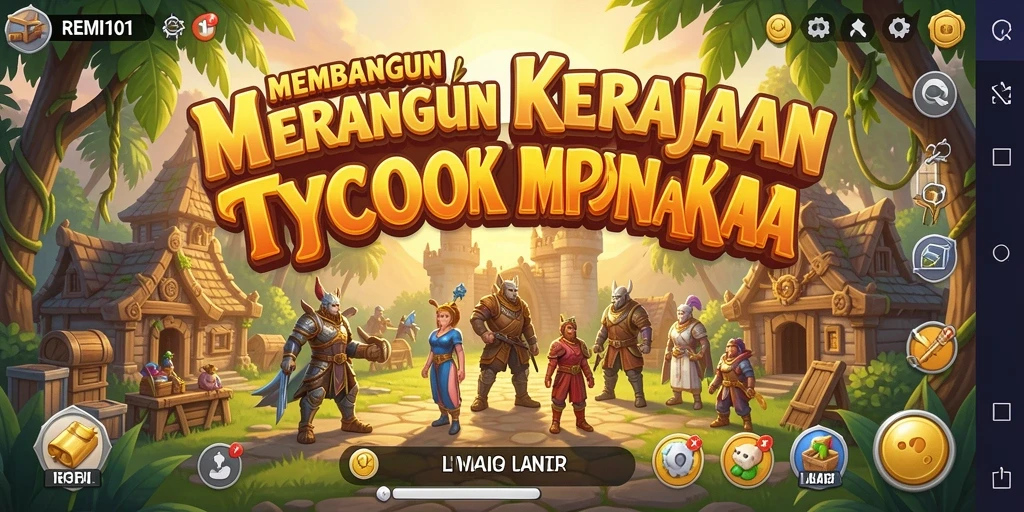 Screenshot REMI101 menunjukkan gameplay Tycoon yang menantang dan menyenangkan.