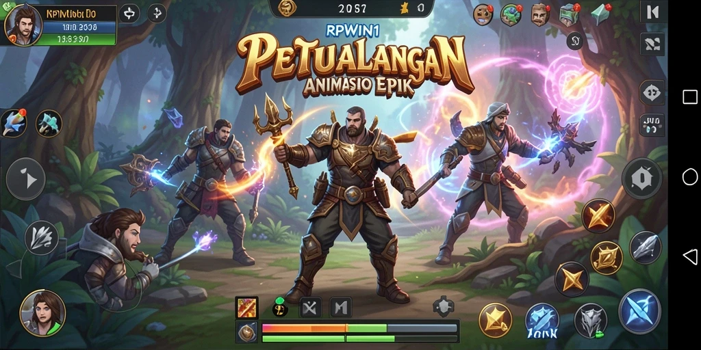 Tampilan gameplay memukau dari RPWIN1 dengan aksi penuh energi.