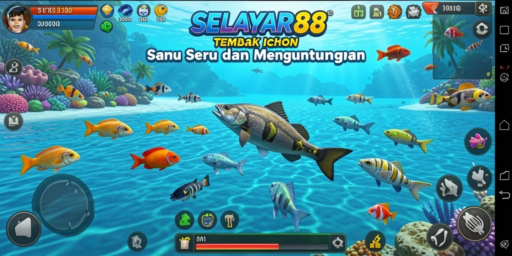 Gameplay seru menembak ikan di SELAYAR88.